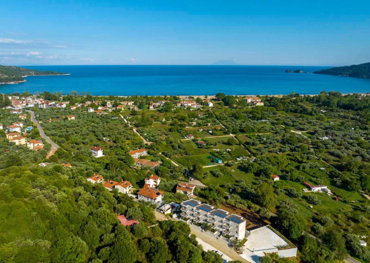 Toska Tower Lejlighedshotel Chrisi Ammoudia Eksteriør billede