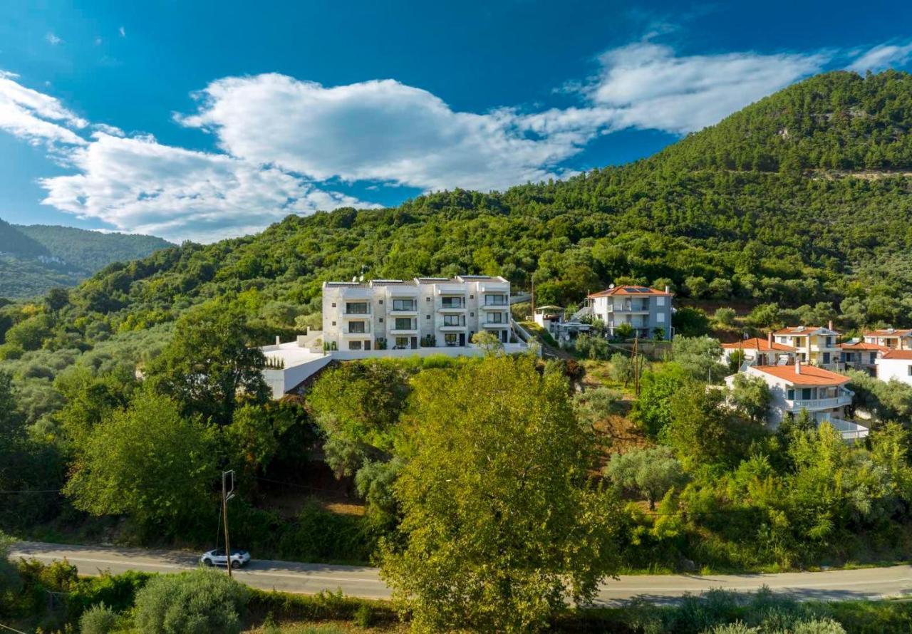 Toska Tower Lejlighedshotel Chrisi Ammoudia Eksteriør billede
