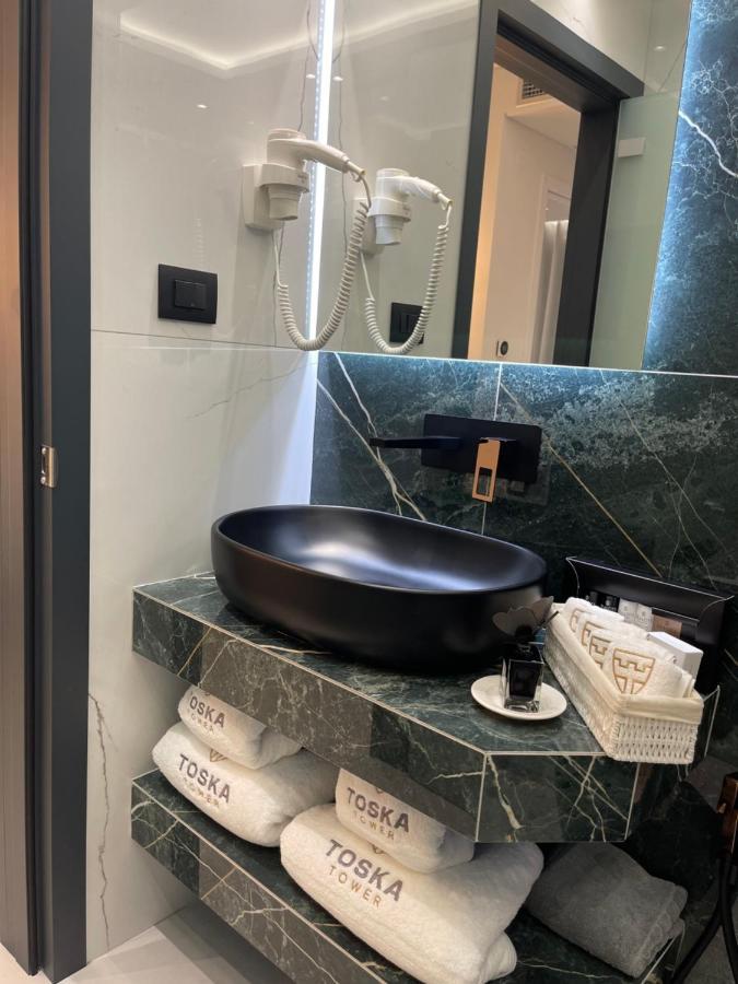 Toska Tower Lejlighedshotel Chrisi Ammoudia Eksteriør billede